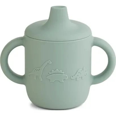 Liewood silikone tudekop Dino Whale Blue