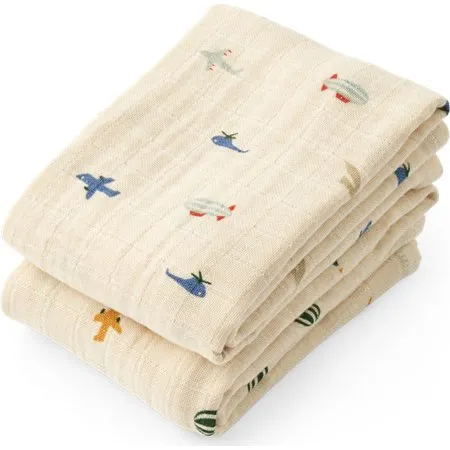 LIEWOOD Aviator/Ecru Lewis Stofbleer 2-pak