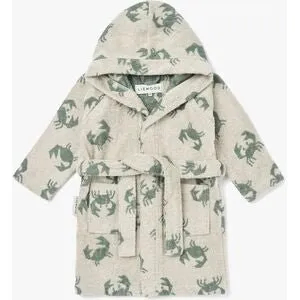 Liewood Lilana badekåbe i økologisk bomuld - Crab/Sandy