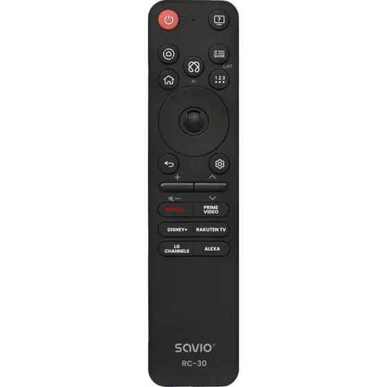 Savio RC-30 Fjernbetjening til LG Smart TV - Sort