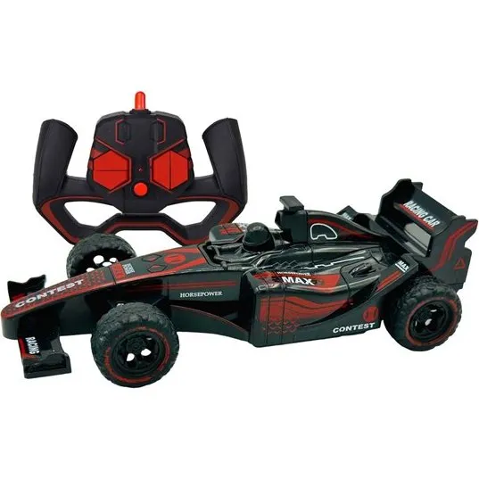 Gear2play RC Racing Team P1 - Rød/Sort fjernstyret racerbil