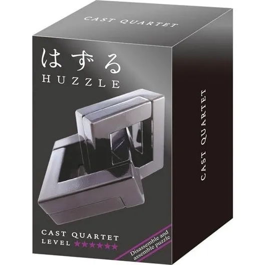 Eureka Huzzle Cast Brain Puzzle - Quartet