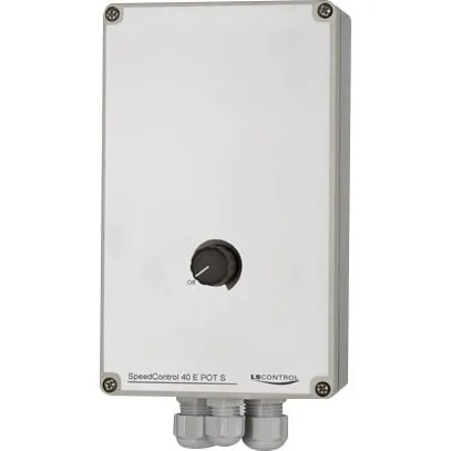 Speedcontrol 40 e pot s - Triacregulator med afbryder