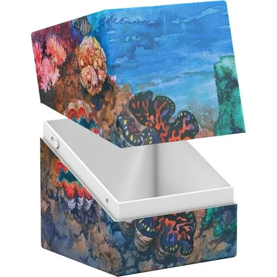 Ultimate Guard RTE Boulder 100+ Deck Case - Coral Places Seablue