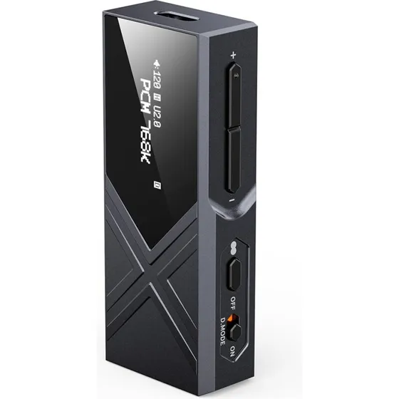 FiiO KA17 Balanceret DAC-hovedtelefonforstærker, Sort