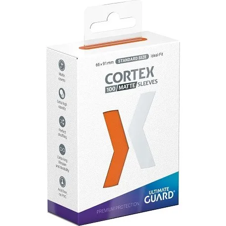 Ultimate Guard Cortex Sleeves Matte Orange - 100 stk