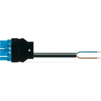 Winsta Midi Adapterkabel 2-leder til 5-pol stik, 8m, blå