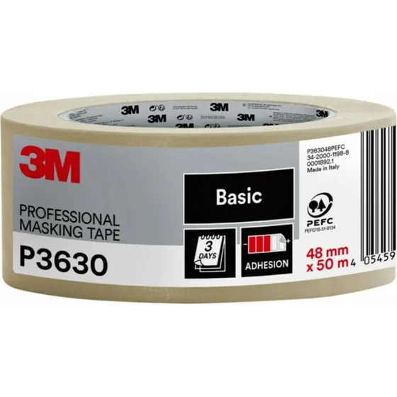 3M Scotch P363048 Malertape, 48mm x 50m, Beige