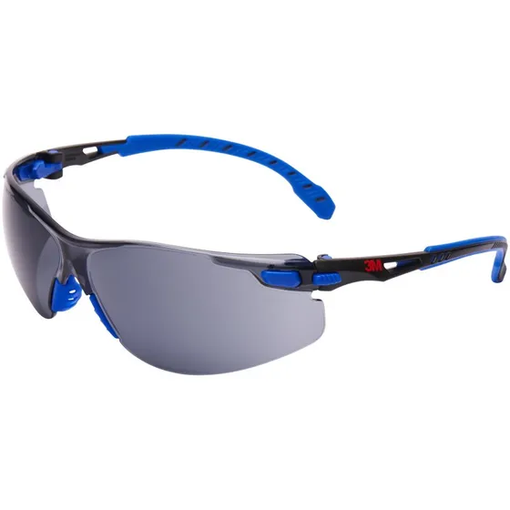 3M Solus 1000 S1102SGAF Beskyttelsesbriller - Blå/Sort - Grå glas