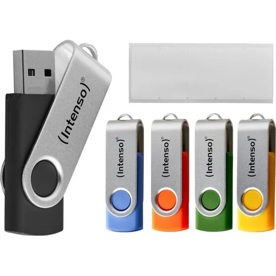 Intenso Office Line USB-stik 64 GB - 5 stk. Multipack