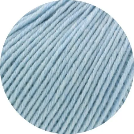 Lana Grossa Cool Wool Melange 420 - Lys blå