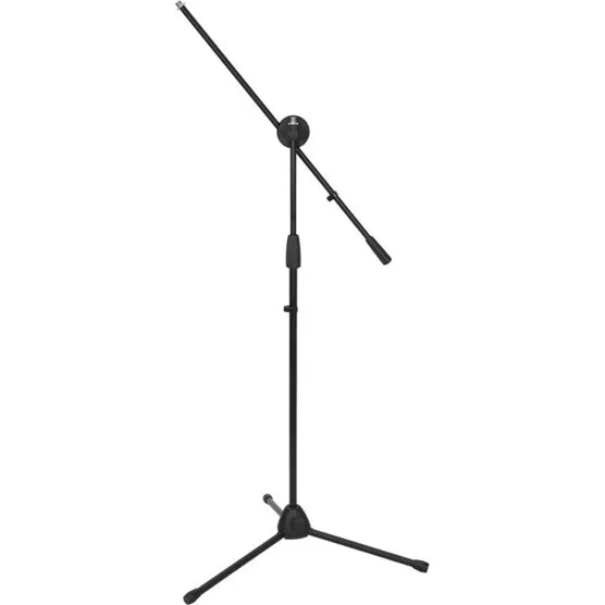 OMNITRONIC MS-4 Pro mikrofonstativ med boom, sort