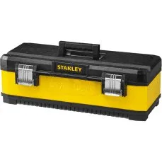 Stanley Værktøjskasse 22,5 L metal/plast, sort/gul (1-95-614)