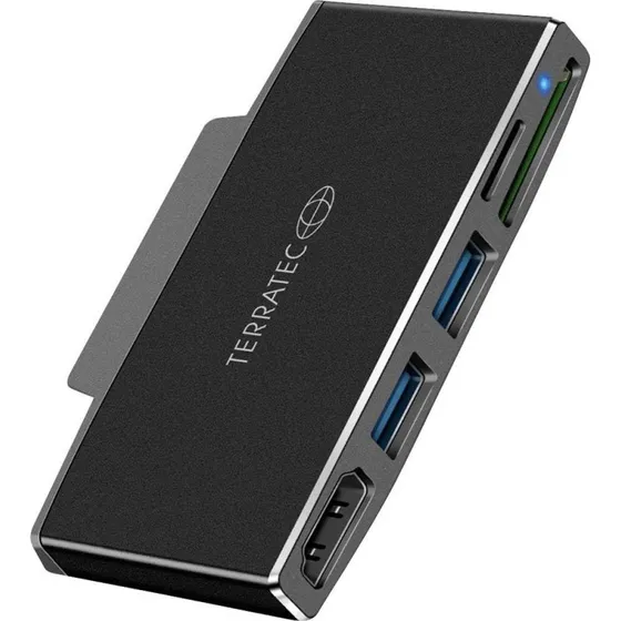 TERRATEC CONNECT Go1 Multiport-adapter - Sort