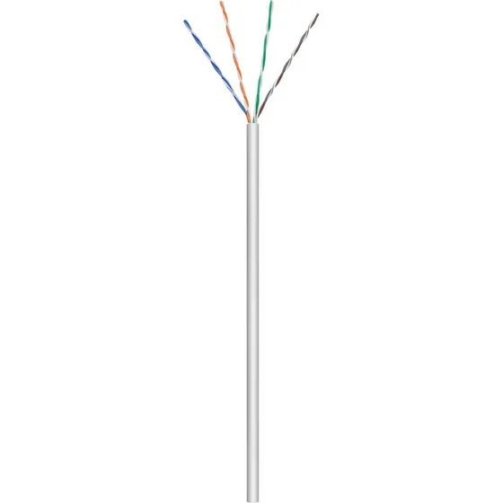 Goobay RJ45 CAT 5e U/UTP CCA Netværkskabel, 305m, Grå