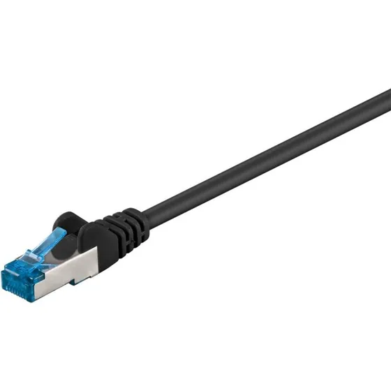 Goobay Netværkskabel CAT 6A U/UTP RJ-45 10 m - Sort