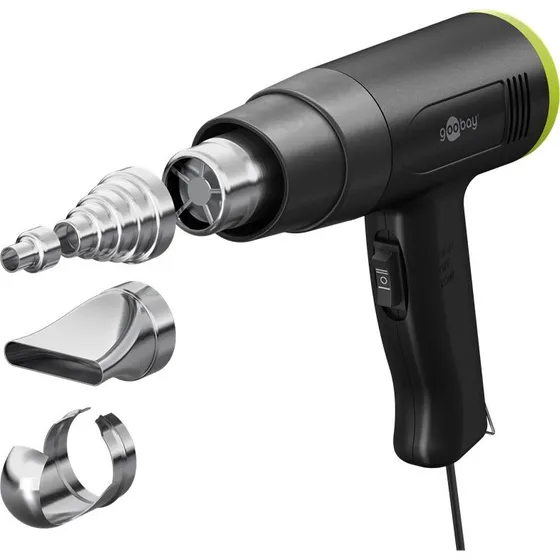 Goobay Advanced Varmluftpistol, 1500W, Sort