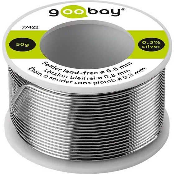 Goobay Blyfrit Loddetin 0.8 mm, 50 g