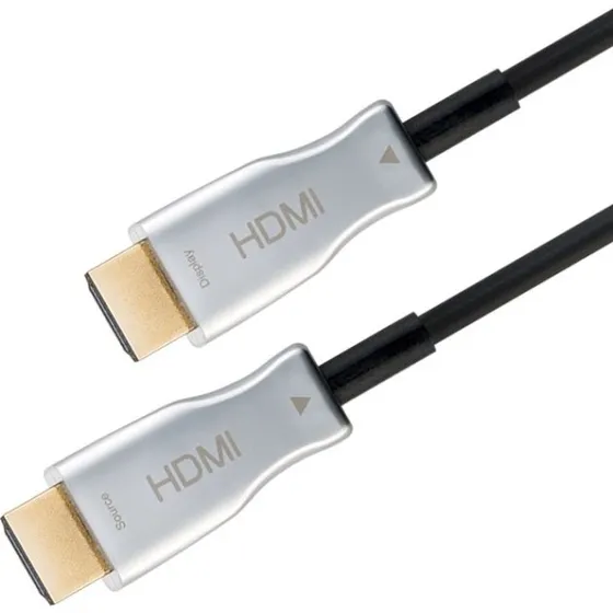 Goobay Optisk HDMI AOC-kabel, 4K @ 60Hz, 100 m, Sort
