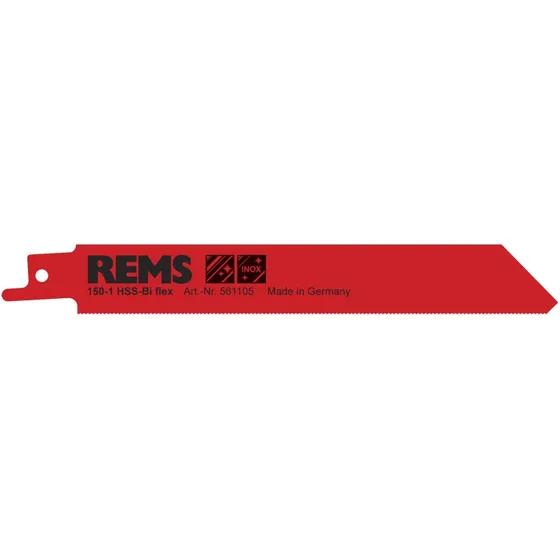 REMS Bajonetsavklinge 150-1 Metalplade (5-pak)