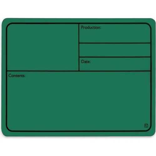 Adam Hall Magnetisk Tourlabel, 177x127 mm, Grøn