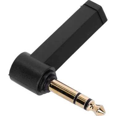 Adam Hall Jack Stereo vinkeladapter 6,3mm Han til Hun