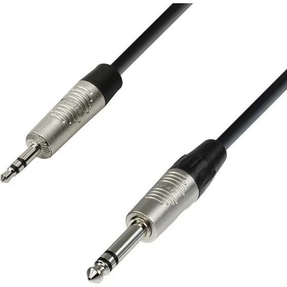 REAN Signalkabel Minijack 3,5mm til Jack 6,3mm Stereo, 1,5m
