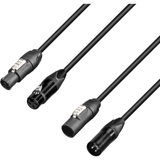 Kombi DMX & PowerCon True1 kabel, 3-pol, 3 meter