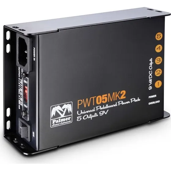 Palmer PWT 05 MK2 Universal 9V Strømforsyning med 5 Outputs