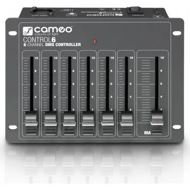 Cameo CONTROL 6 - Kompakt 6-kanals DMX-styring