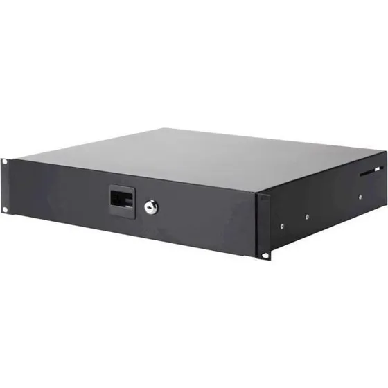 Adam Hall AH Rackskuffe PRO 19"/2U i stål med lås - 39,2 cm dybde