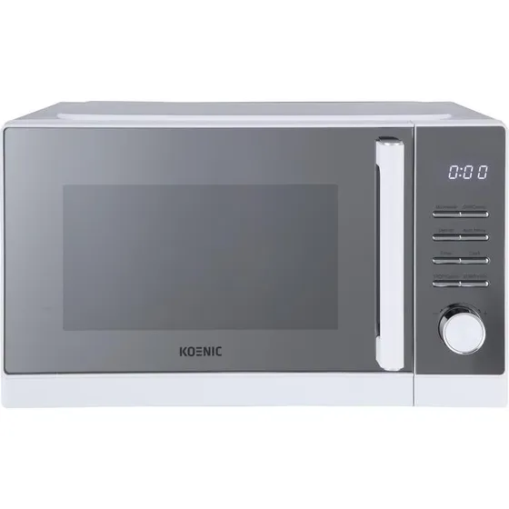 Koenic KMWG 2322-42 DW Mikroovn med grill, 23L, Hvid-Sølv