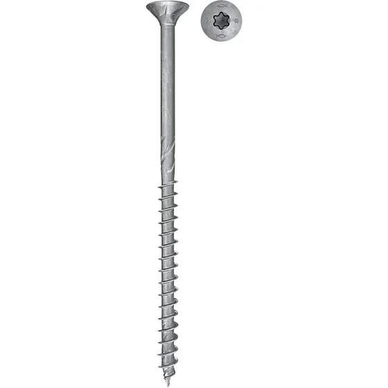 Fischer Powerfast spånskrue BZ 5,0x60mm undersænket TX20