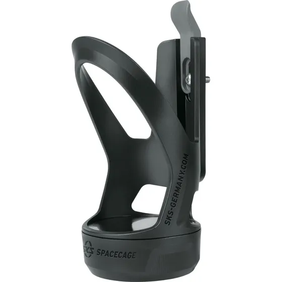 SKS SpaceCage flaskeholder - sort med opbevaring