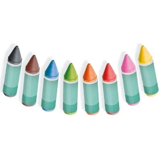 SES Creative Badesjov - Farvekridt til badet, 8 farver