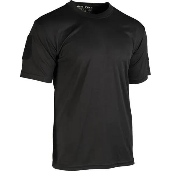 Mil-Tec Quick Dry T-Shirt, Sort