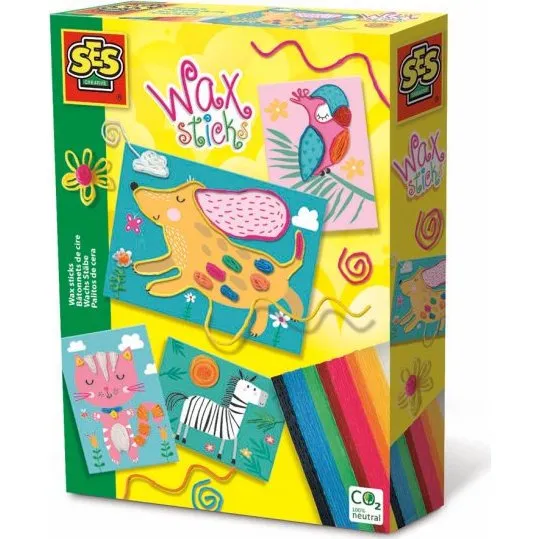 SES Creative Dekorationssæt - Voksfarver