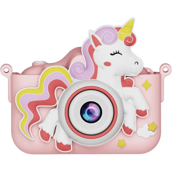 MiniLens 30MP digital kamera - lyserød (aftageligt silikonecover)