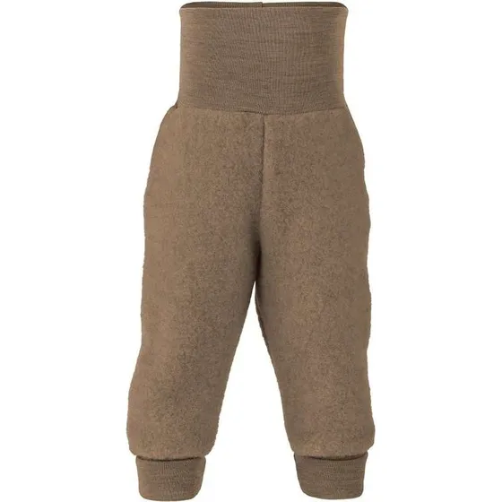 Engel Natur Baby Bukser i Økologisk Merino Uld - Walnut Melange