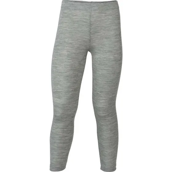 Engel Natur Bukser/Leggings i Uld/Silke - Grey Melange