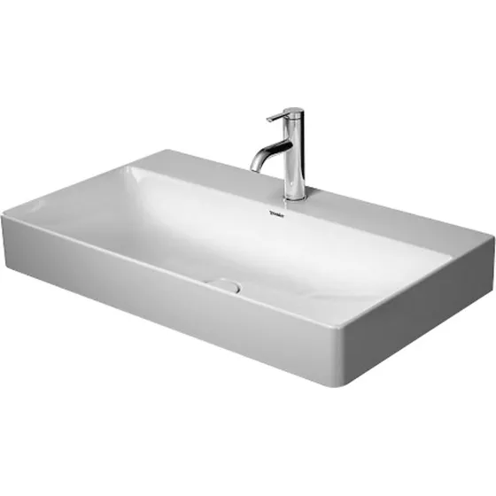 Duravit DuraSquare håndvask 80x47 cm uden overløb og hanehul