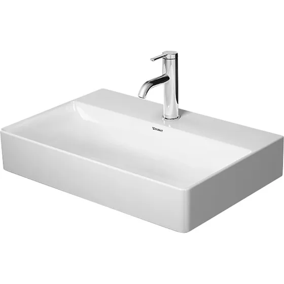 Duravit DuraSquare håndvask 600x400mm kompakt med hanehul