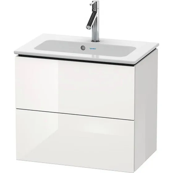 Duravit L-Cube Compact vaskeskab 62x39,1 cm - Hvid Højglans