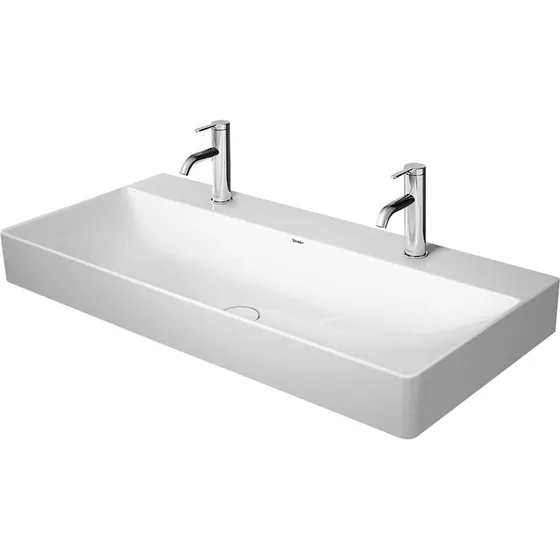Duravit DuraSquare håndvask 100x47 cm med 2 hanehuller