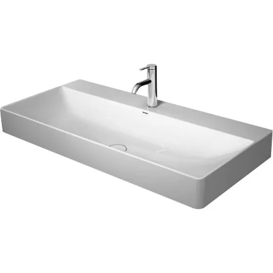 Duravit DuraSquare håndvask 100x47 cm uden hanehul og overløb