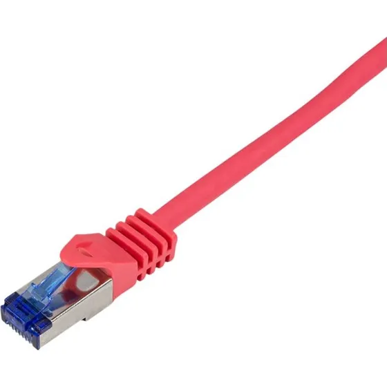 LogiLink Ultraflex CAT 7/6a S/FTP Patchkabel, 1m, Rød