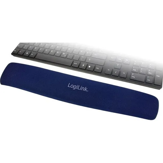 LogiLink Gel Pad Håndledsstøtte til tastatur - Blå