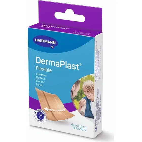 Hartmann Dermaplast Fleksible Elastiske Bandager 6x10cm (10 stk)