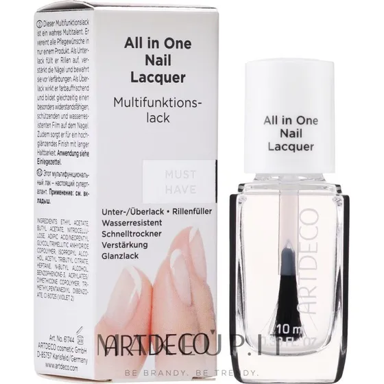 Artdeco All In One Neglelak - Gennemsigtig - 10 ml