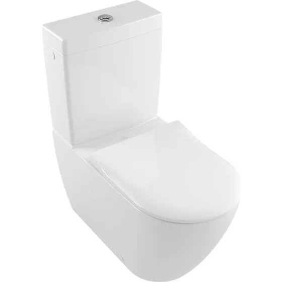 V&B Subway 2.0 Toilet 370x700x400mm Hvid Alpin Rimless